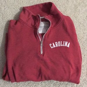 3/4 Zip Carolina Sweatshirt